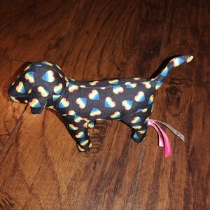 Victoria's secret pink dog rainbow heart pride vs